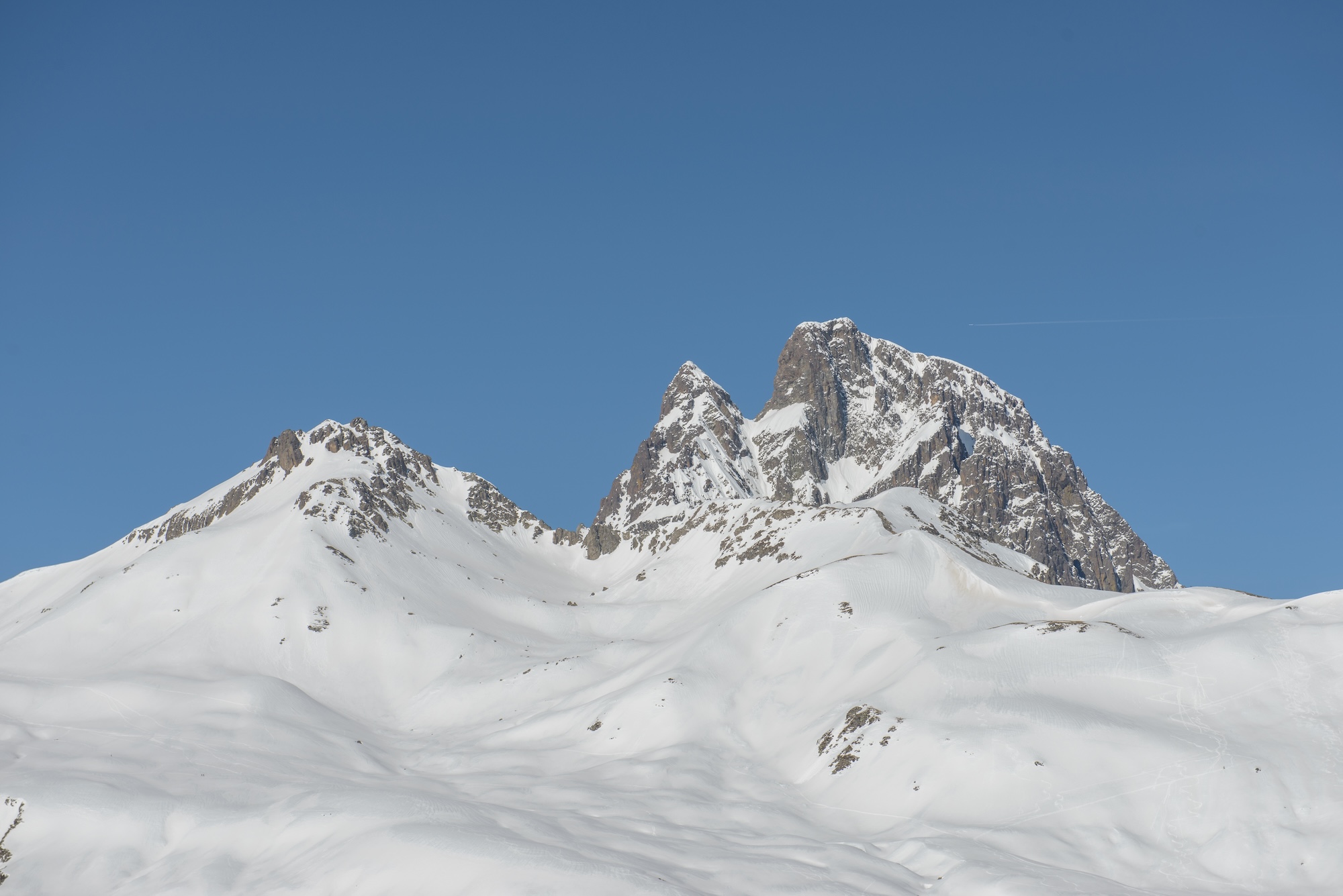 L'Ossau et le Pourtalet enneigés, vallée ,d'Ossau